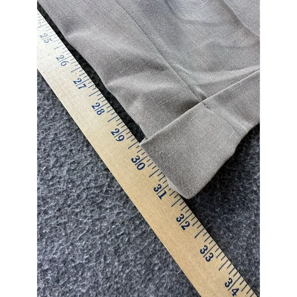 Ralph‎ Lauren Pants Mens 38Wx32L Dark Beige Khakis Pleated Front Cuffed Pockets